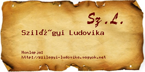 Szilágyi Ludovika névjegykártya